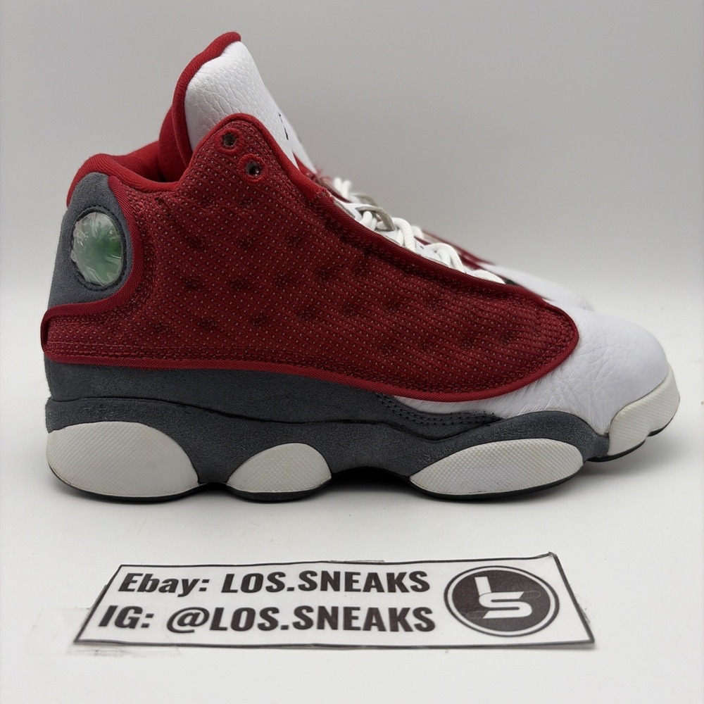 Size 4.5y (GS) - Jordan 13 Retro Mid Red Flint (884129-600)